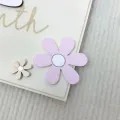 Girls Boys Newborn Photography Props Baby Milestone Photo Props Wooden Baby Monthly Milestone Cards 3D Flowers Double Sides. 