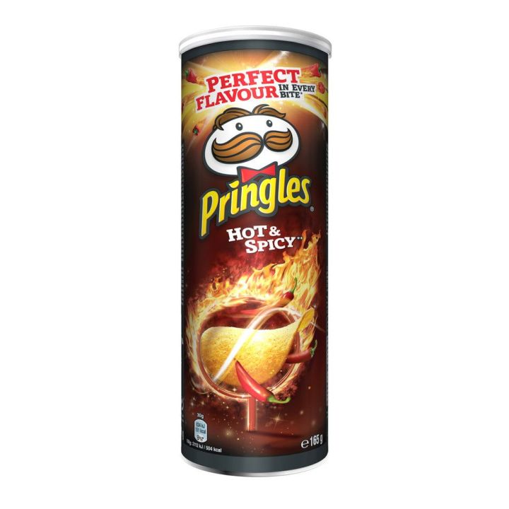 Pringles Hot & Spicy Chips 165g
