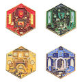 Film Themed Pins Brooch Creative Matical School Room Geometric Enamel Emblem Badge Lapel Pin Jewelry Cosplay Accessory Prop . 