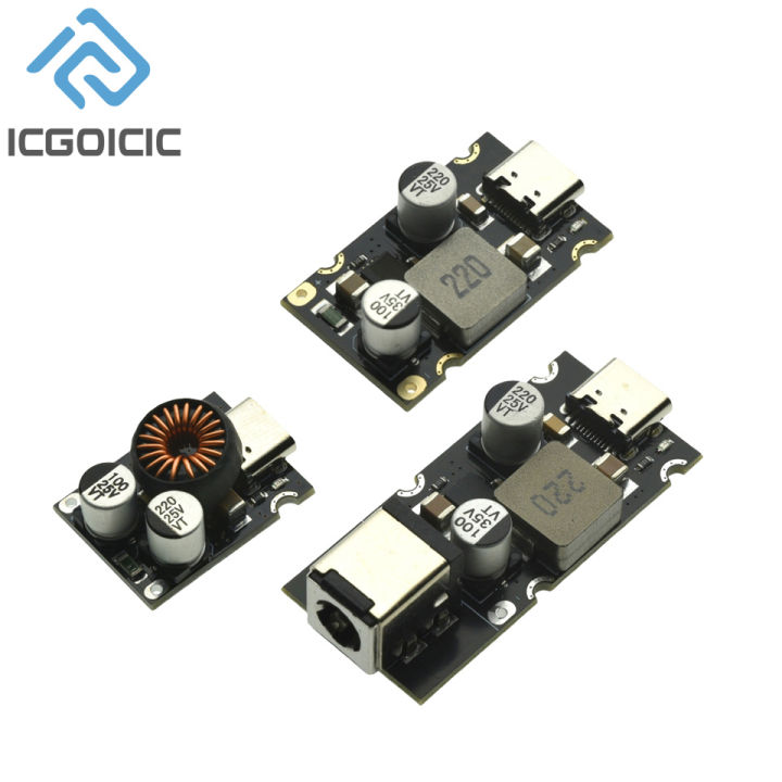 QC4.0 QC3.0 Type-C USB PD65W Fast Charging Adapter Module DC8-32V 3.25A ...