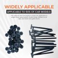 Universal Nylon Cable Tie Buckle Auto Fastener Screw Replacement Clip Car Fender Trunk Engine Guard Panel Wire Management Secure. 
