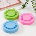 Menstrual Sterilizing Cup Collapsible Silicone Cup Flexible To Clean Menstrual Cup Recyclable Camping Foldable Refillable Bottle.