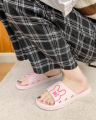 Stylish and comfortable soft-soled home slippers. 