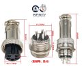 Aviation Plug Socket 2/3/4/5/6/7/8 Core. 