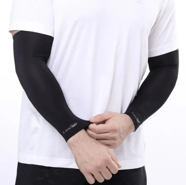 LDK Original UV Sun protection Arm Sleeve for men & women sports Compression cooling sleeve tattoo cover.