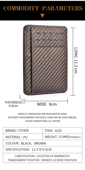 Men's%20Slim%20Minimalist%20Front%20Pocket%20Wallets%20Credit%20Card%20Holder%20Portable%20Leather%20Wallets%20-%20Image%206