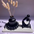 Home decorative vase combo set (2 piece).