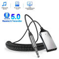 AUX Bluetooth Car Adapter Dongle Cable For Car Tablet Bluetooth Receiver 5.0 USB to 3.5mm Jack Speaker Audio Music Transmitter. 