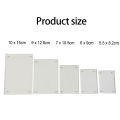 Clear Acrylic Picture Photo Frame Magnetic Photocard Holder Poster Display Stand Photo Frame Protect Office Desktop Ornament. 