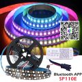 DC5V WS2812B Led Strip With SP110E USB Bluetooth Controller RGB IC 30/60/144 Pixels/m RGB Individually Addressable LED Light Kit. 