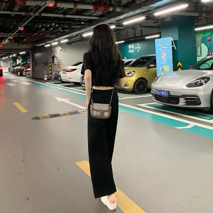 2%20PCs%20set%20black%20shirt%20collar%20short%20sleeve%20with%20long%20pants%20set%20leisure%20chic%20simple%20-%20Image%205