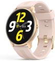 AGPTEK Smart Watch For Android and iOS Phones IP68 Waterproof Activity Tracker with Full Touch Color Screen Heart Rate Monitor Sleep Monitor - Pink By Alkaram Communication. 