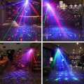 Disco Party Light DJ Laser Projector Light RGB Disco LightRed and Green Pattemn Light Strobe Light for Home RoomDance Party Birt. 