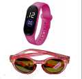 Kids Waterproof Digital LED Sport Watch and Glasses. 