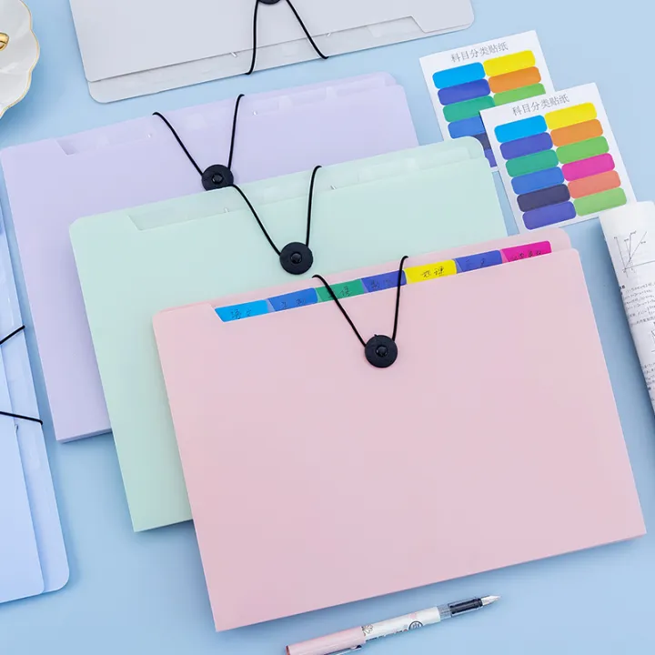 1%20student%20file%20folder%20with%20cute%20transparent%20accordion%20style%20storage%20bag%20with%205%20compartments%20for%20organizing%20tools%20-%20Image%203