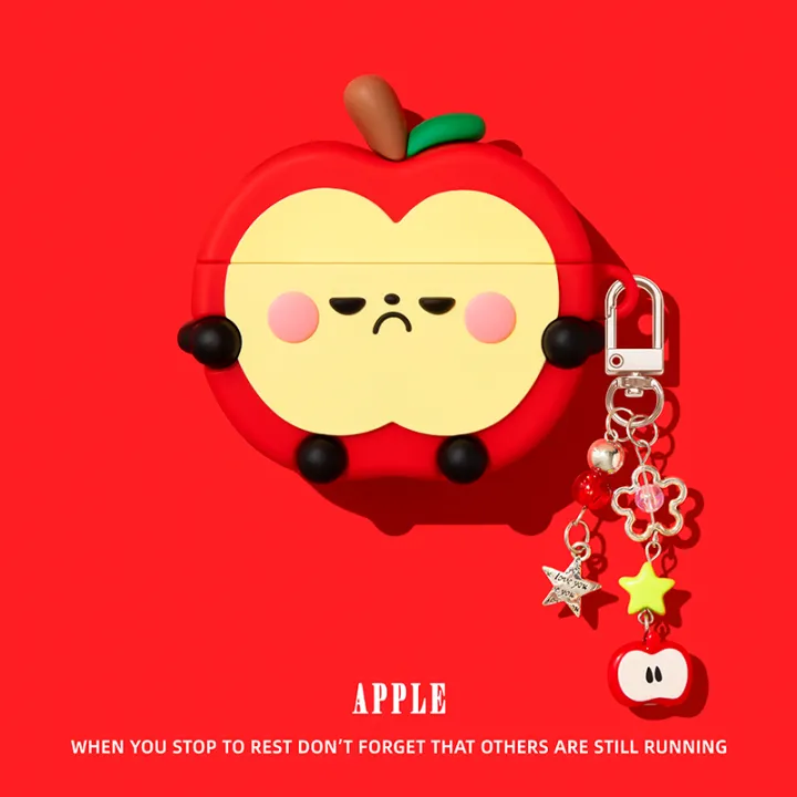 Creative%203D%20for%20Airpids%204th%20Generation%20Earphone%20Case,%20for%20Apple%20Airpods%20Pro%202%20Protective%20Case%203rd%20Generation%20Red%20Fruit%20%20Gift%20-%20Image%204