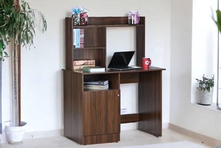 Engineered Wood Study & Computer Table and Office Desk Antique Study table Storage Unit Customized