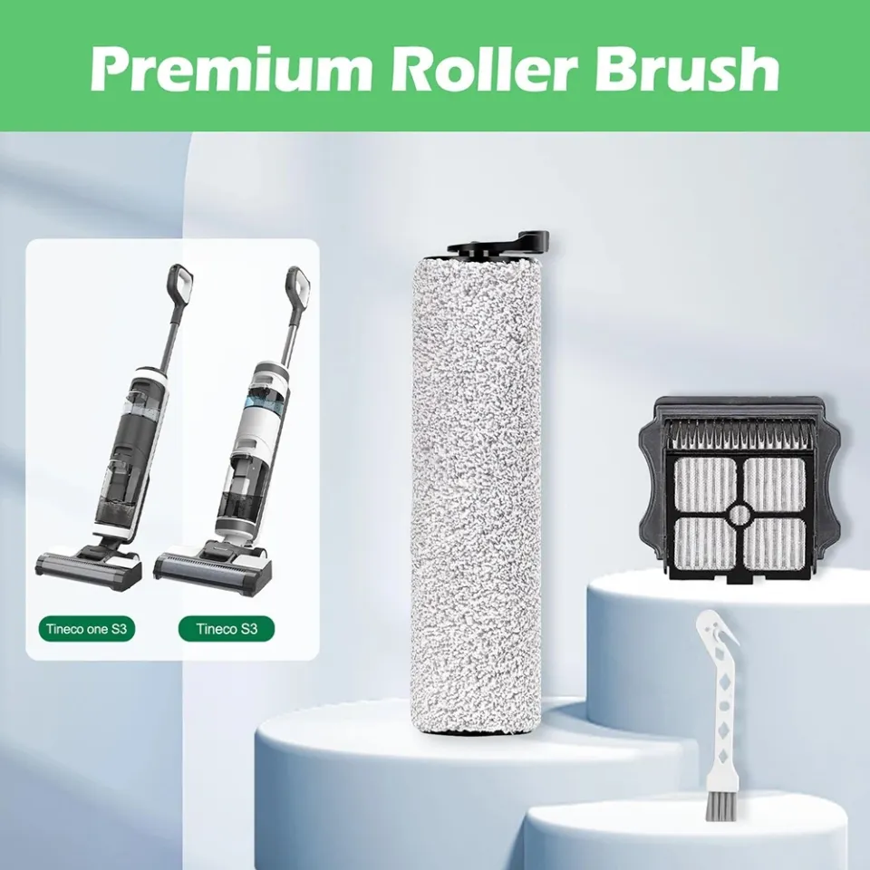 Kit De Remplacement Pour IFloor 3 – Filtre HEPA Et Rouleau – 4 Pièces