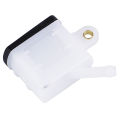 1Pc White Plastic Universal Brake Reservoir Front Fluid Oil Cup Motorcycle Master Cylinder. 