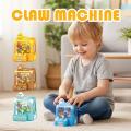 Mini Claw Machine Arcade Game for Kids - Cute Cartoon Desktop Candy Grabber & Capsule Toy Machine Parent-Child Interactive Toy. 