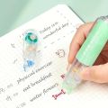 Glue Tape Roller 360 Degree Rotating 5m*6mm Double-Sided Clickable Replaceable Core Adhesive Dot Point Tape, Retractable Scrapbooking  Glue Roller Runner. 