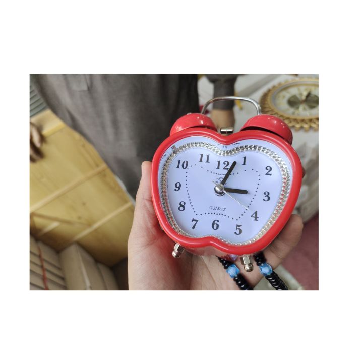 bell Alram clock, Alram Clock For kids , Alram , Alram watch , Alram clock for girls color Red