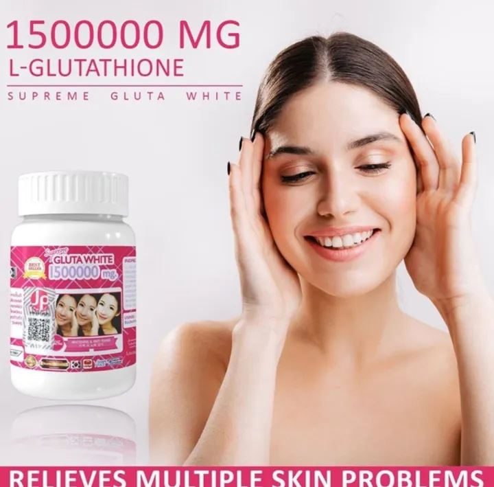 Gluta White 1500000 mg Anti Aging Healthy Whitening Skin 30 tablet