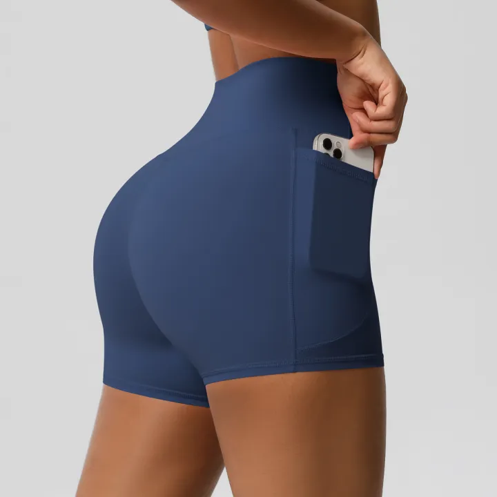 Women%20Sports%20Short%20With%20PocketedYoga%20Legging%20Shorts%20Squat%20Proof%20High%20Waist%20Fitness%20Tight%20Shorts%20Quick%20Drying%20Cycling%20Workout%20Gym%20-%20Image%203