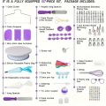 137Piece Ultimate Cake Decorating Kit with Turntable - Stainless Steel Piping Tips, Cupcake & Baking Tools for Creative Desserts.