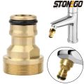 STONEGO Universal Kitchen Faucet Adapter for Tap Connector Mixer Hose, Joiner Fitting and Pipe. 