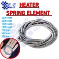 Heater element , Spring Element , sring Heater  Element 300watt , 500watt , 700watt , 1000watt , 1500watt , 2000watt , 2200watt. 
