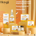 Turmeric Facial Essential Oil Repair Firming Deep Cleansing Soap Even Skin Tone Cream for Face Reduce Dullness Nourish Skin Care.