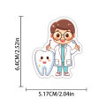 50Pcs Cute Dentist Protect Tooth Stickers Funny Toothbrush Teeth Decal DIY Luggage Skateboard Laptop Cartoon Sticker Packs. 
