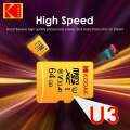 Kodak Micro SD Card 256GB 128GB 64GB 32GB Class10 U3 V30 High Speed Memory Card for Phone Tablet Camera. 