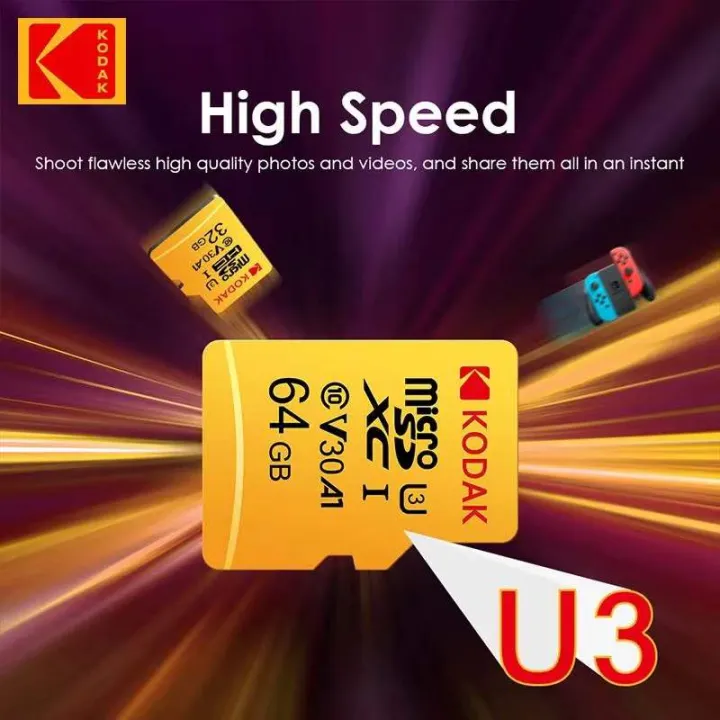 Kodak%20Micro%20SD%20Card%20256GB%20128GB%2064GB%2032GB%20Class10%20U3%20V30%20High%20Speed%20Memory%20Card%20for%20Phone%20Tablet%20Camera%20-%20Image%205