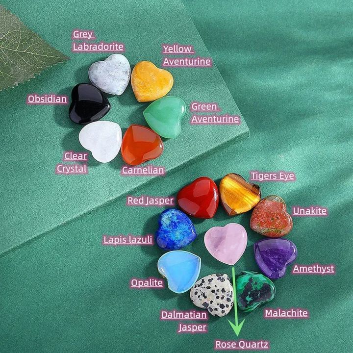 10/20/30PCS%20Heart%20Shape%20LOVE%2020MM%20Natural%20Crystal%20Amethyst%20Agate%20Irregular%20Mineral%20Healing%20Stone%20Gravel%20Specimen%20Home%20Decoration%20-%20Image%206