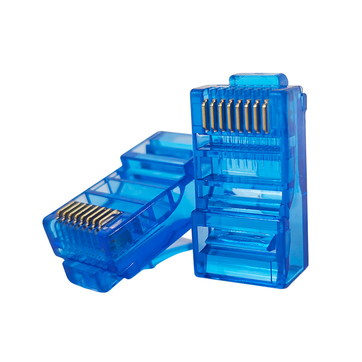 50pcs%20RJ45%20PVC%20Network%20Cable%20Connector%20CAT5E%20Category%205e%20Unshielded%20Color%20Crystal%20Head%20for%20Solid/Stranded%20UTP%20Network%20Cable%20-%20Image%205