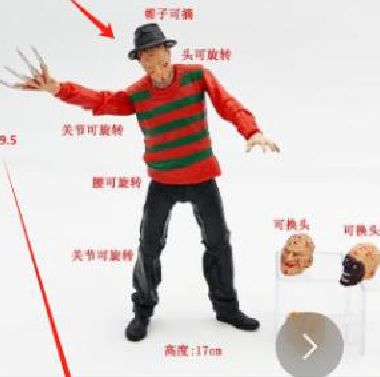Horror%20Movie%20Characters%20Chucky%20Freddy%20Jason%20Trick%20'R%20Treat%20Sam%20%20Scary%20Saw%20Articulated%20Joints%20Moveable%20Action%20Figures%20Toys%20-%20Image%204