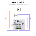RF Wireless Smart Light Switch Without Neutral 433Mhz Relay Receiver AC 220V 110V Mini Module Remote Control lightify. 