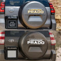 Car Graphic Vinyl Decals Spare Wheel Cover Trim Stickers For Toyota Land Cruiser Prado Auto Spare Tires Decoration Accessories. 
