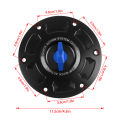 For 1290 ADVENTURE S/R/T 1190 1290 Adventure R 1290 SUPER DUKE R Special Edition Keyless Quick Release Tank Fuel Caps Gas Cover.