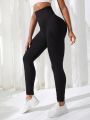 Women Pants Gym Yoga Seamless Sports Clothes Stretchy High Waist Athletic Exercise Fitness Leggings. 