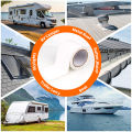 RV Sealant Tape White Waterproof Seal Tape - Weatherproof Sealant Roofing Tape for Roof Repair Camper Trailer Boat Sealing Leak. 