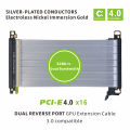METALFISH PCIe5.0/4.0/3.0 x16 Riser Cable GPU Extension Wire for ITX Chassis Mini Compact Case RTX 5090/4090 & RX 7900 XTX. 