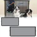 Pet Dog Fence Equipped with 4 Hooks Pet Isolation Net New Folding Breathable Mesh Fence No Drilling Protection Barrier Dog Safet. 