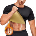 Men Compression Sauna Shirt Thermal Shapewear Fitness Sweat Body Shaper Accelerate Sweating Shirts Workout Gym Sportswear Tops. 
