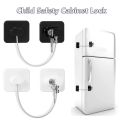 1PCS Baby Safety Refrigerator Lock With Keys or Coded Lock Infant Security Cabinet Locks Sliding Closet Door Locks. 