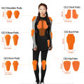 WOSAWE CE Certified Motorcycle Armor Jacket Insert Protector Universal Back Pads Chest Elbow Hip Knee Guard Moto Protective Gear. 