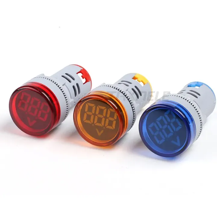 Round Voltage Indicator, DB Volt Light, Electrical Indicator Bulb ...