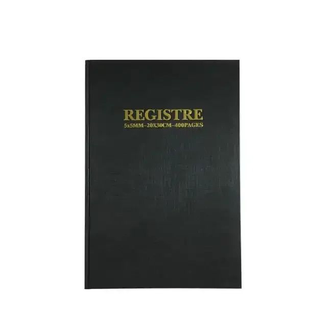 Register Notebook Plain Cover Quality White Paper Register Notebook